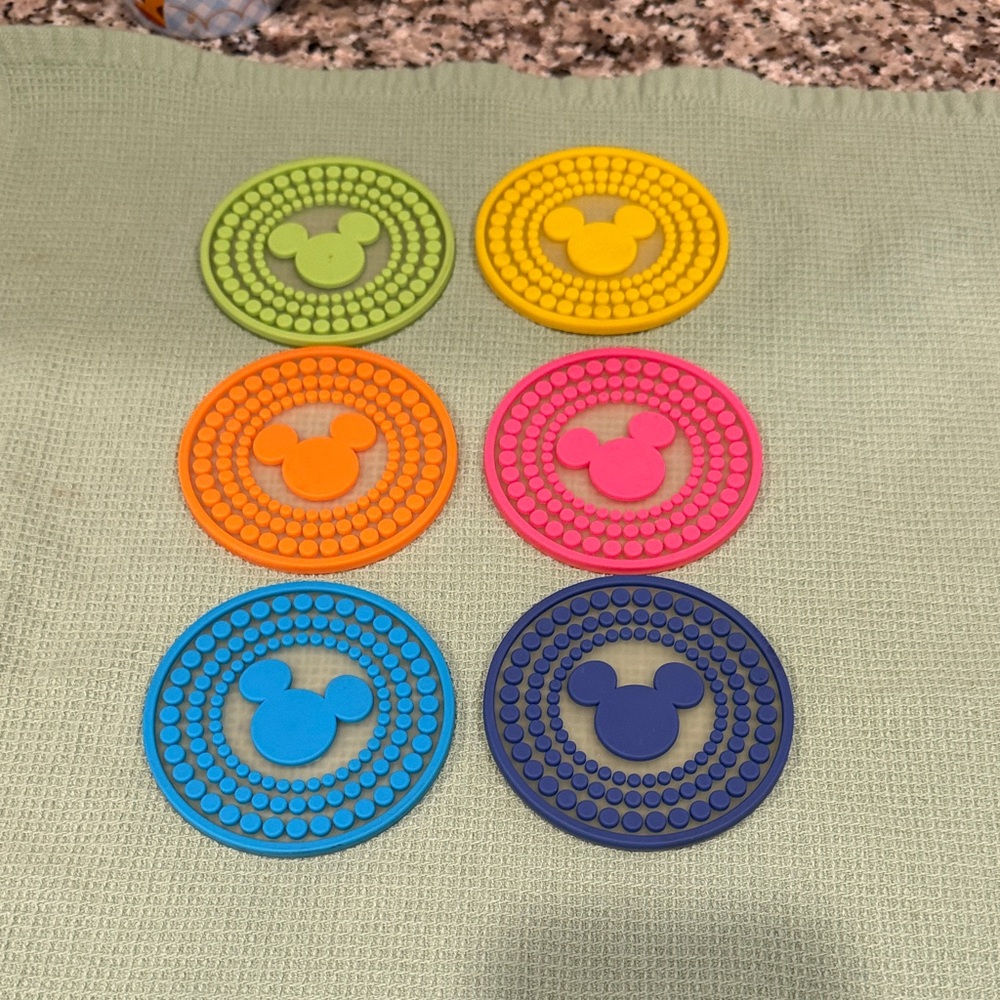Disney Vibrant Mickey Mouse Coaster Trio